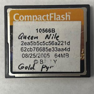 Game Software for Alpha 1, Queen Nile, Part Numbers: 10566B, 2ea5b5c56a221d, GETT Part Number: SFT-BLY-239