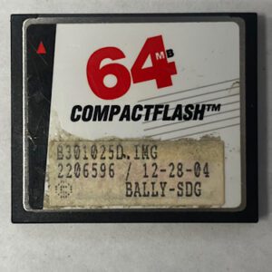 Game Software for Alpha 1, Part Numbers: B301025D.IMG, 2206596, GETT Part Number: SFT-BLY-246