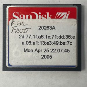 Game Software for Alpha 1, Part Numbers: 20263A, 2d:77:1f:a6:1c:71:dd:36:ea:06:a1:13:e3:49:ba:7c, GETT Part Number: SFT-BLY-260