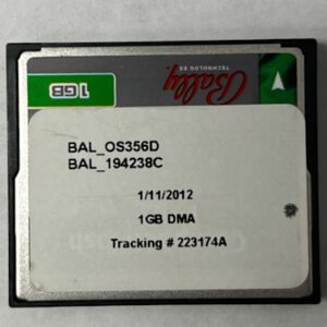 Game Software for Bally, Part Numbers: BAL_OS356D, BAL_194238C, Tracking # 223174A, GETT Part Number: SFT-BLY-306