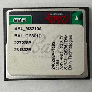 Game Software for Bally, Part Numbers: BAL_MS210A, BAL_OS361D, 227278B, GETT Part Number: SFT-BLY-309
