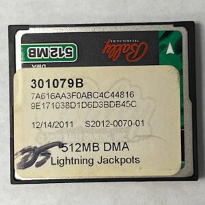 Game Software for Bally, Lightning Jackpots, Part Numbers: 301079B, 7A616SS3F0ABC4C44816, GETT Part Number: SFT-BLY-319