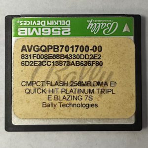 Game Software For Bally, QUICK HIT PLATINUM TRIPLE BLAZING 7S, Part Number: AVGQPB701700-00, 831F008E08B4330DD2E2, GETT Part Number: SFT-BLY-338