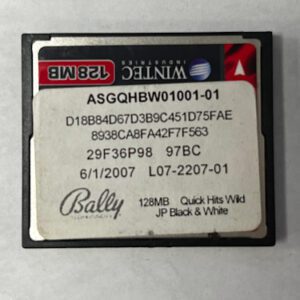 Game Software for Alpha 1, Quick Hit Wild JP(Jackpot) Black & White, Part Numbers: ASGQHBW01001-01, D18B84D67D3B9C451D75FAE, GETT Part Number: SFT-BLY-339