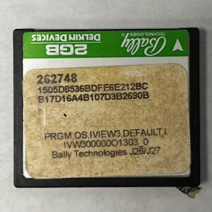 Game Software For Bally Technologies, Part Numbers: 262748, 1505D8536BDFE6E212BC, GETT Part Number: SFT-BLY-342