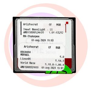 Game Software For Aristocrat Technologies Inc., Game Name: Sweet Moonlight, Part Numbers: 00036094, 5.0 X.54.3, 5.10.0-1.00.4, Operating System #: 1.01-36252, GETT Part SFT-ARI-154