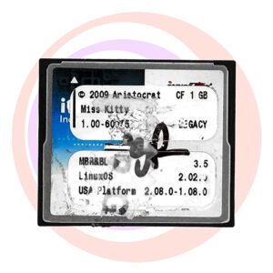 Game Software for Aristocrat Technologies Inc., Game Name: Miss Kitty, Part Numbers: 3.5, 2.02.0, 2.08.0-1.08.0, Operating System #1.00-60076. GETT Part SFT-ARI-184