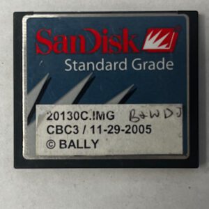 Game Software for Alpha 1, Part Numbers: 20130C.IMG, CBC3, GETT Part Number: SFT-BLY-269