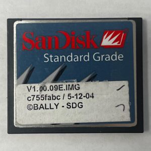 Game Software for Alpha 1, Part Numbers: V1.00.09E.IMG, c755abc, GETT Part Number: SFT-BLY-270