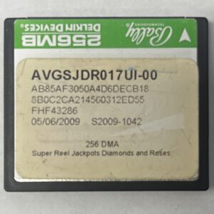 Game Software for Alpha 1, Super Reel Jackpots Diamonds and Roses, Part Numbers: AVGSJDR017UI-00, AB85AF3050A4D6DEECB18, GETT Part Number: SFT-BLY-272