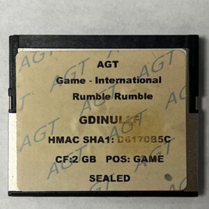 Game Software For Ainsworth Game Technology(AGT), Rumble Rumble, GDINUL2F, D6170B5C, GETT Part Number: SFT-AIN-122