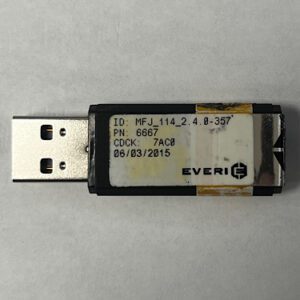 Dongle For Everi Games, Part Numbers: ID: MFJ_114_2.4.0-357, PN: 6667, CDCK: 7AC0, GETT Part Number: DNG-EVE-102