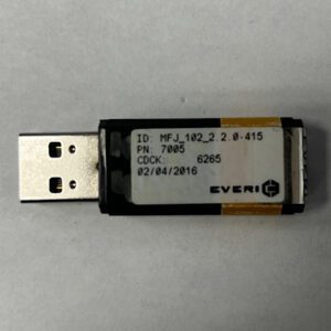 Dongle For Everi Games, Part Numbers: ID: MFJ_102_2.2.0-415, PN: 7005, CDCK: 6265, GETT Part Number: DNG-EVE-106