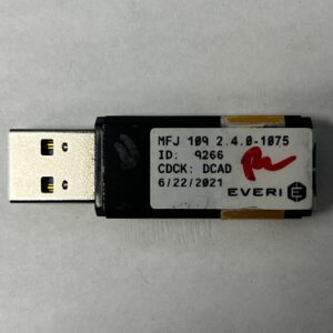 Dongle For Everi Games, Part Number: MFJ, 109, 2.4.0-1075, ID: 9266, CDCK: DCAD, GETT Part Number: DNG-EVE-108