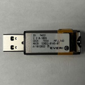 Dongle For Everi Games, Part Numbers: ID: 9422, 2.2.0-1085, CDCK: 7E54, MFJ_143, NGCB: S2022-0145-01, GETT Part Number: DNG-EVE-112