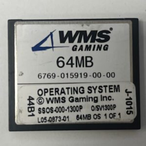 Operating System for WMS Gaming Inc., Part Numbers: SSOS-000-1300P, L05-0873-01, GETT Part Number: OS-WMS-162
