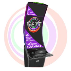 Light and Wonder Cosmic LCDM Main Monitor TOVIS part L49ECLT0LW-BK. GETT Part LCDM1042