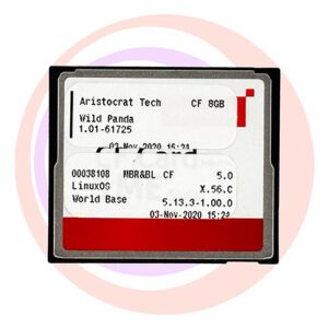 Game Software For Aristocrat Tech, Wild Panda, Part Number 0038108 GETT Part SFT-ARI-101