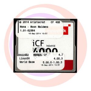 Game Software For Aristocrat, Mona-Moon Raiders, Part Number 00022482 GETT Part SFT-ARI-105