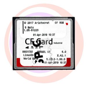 Game Software For Aristocrat, 5 Bats, Part Number 0086328 GETT Part SFT-ARI-114