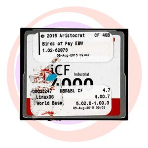 Game Software For Aristocrat, Birds Of Prey (EBW), Part Number 00025247 GETT Part SFT-ARI-115