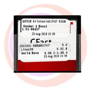 Game Software Aristocrat Wonder 4 Boost. GETT Part SFT-ARI-125