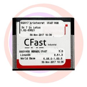 Game Software Aristocrat 3X 7 2X Lotus. GETT Part SFT-ARI-128