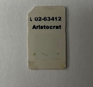 Operating Chip For Aristocrat Technologies Inc., Part Number: 1.02-63412, GETT Part Number: OS-ARI-110