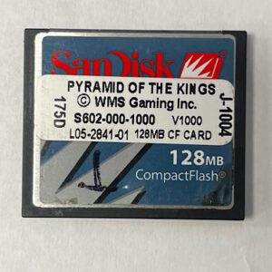 Game Software For WMS Gaming Inc., BlueBird 2, Pyramid of the Kings, Part Numbers: S602-000-1000, L05-2841-01, GETT Part Number: SFT-WMS-255