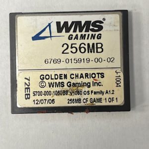 Game Software For WMS Gaming Inc., Golden Chariots, Part Numbers: S700-000-1060B3, OS Family #: A1.2, GETT Part Number: SFT-WMS-261