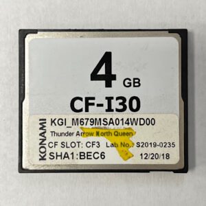 Game Software For Konami, Thunder Arrow North Queen, Part Numbers: KGI_M679MSA014WD00, SHA1:BEC6, Lab No: S2019-0235, GETT Part Number: SFT-KON-200