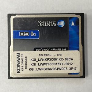 Game Software For Konami Games, Part Numbers: KGI_LW4KP3C001XX - 08CA, GETT Part Number: SFT-KON-204