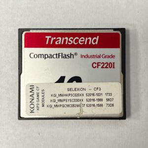 Game Software For Konami Games, KGI_MWHKP3C020XX, S2016-1031, GETT Part Number: SFT-KON-209