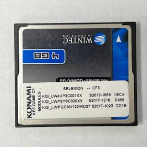 Game Software For Konami Games, Part Number: KGI_LW4KP3C001XX, S2013-1569, GETT Part Number: SFT-KON-210