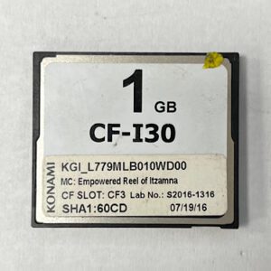 Game Software For Konami Games, MC: Empowered Reel of Itzamna, Part Numbers: KGI_L779MLB010WD00, SHA1:60CD Lab No: S2016-1318, GETT Part Number: SFT-KON-223