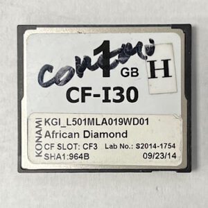 Game Software For Konami Games, African Diamond, Part Numbers: KGI_L501MLA019WD01, SHA1:964B, Lab No: S2014-1754, GETT Part Number: SFT-KON-224