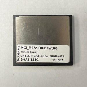 Generic Display for Konami Games, Part Numbers: KGI_M672JDA010WD00, SHA1:138C, Lab No: S2018-0179, GETT Part Number: SFT-KON-228