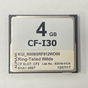 Game Software for Konami, Ring-Tailed Wilds, Part Numbers: KGI_M606SRF012WD00, Lab No: S2018-0124, GETT Part Number: SFT-KON-241