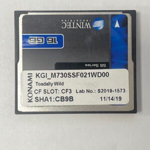 Game Software for Konami, Toadally Wild, Part Numbers: KGI_M730SSF021WD00, SHA1: CB9B, Lab No: S2019-1573GETT Part Number: SFT-KON-243