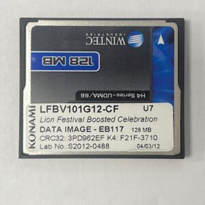 Game Software For Konami Games, Lion Festival Boosted Celebration, Part Numbers: LFBV101G12-CF, Lab No: S2012-0488, GETT Part Number: SFT-KON-249