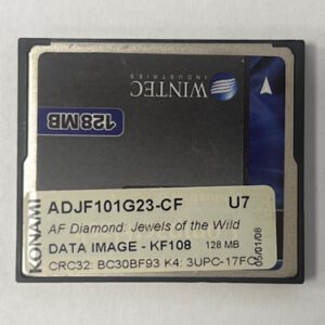 Game Software For Konami Games, AF Diamond: Jewels Of The Wild, Part Numbers: ADJF101G23-CF, GETT Part Number: SFT-KON-251