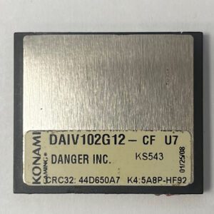 Game Software For Konami Games, Danger INC., Part Numbers: DAIV102F12-CF, GETT Part Number: SFT-KON-252