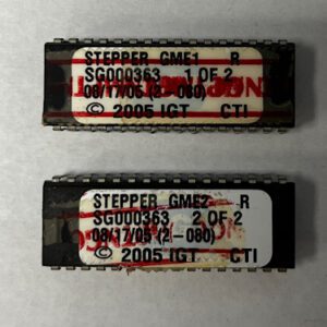 BIOS ROM For IGT, Part Numbers: GME 1 & 2, SG000363, ONT ST - SGS, GETT Part Number: BIO-IGT-102