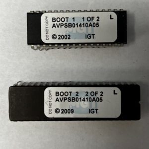 BIOS ROM For IGT, Part Numbers: BOOT 1 & 2, AVPSBO1410A05, GETT Part Numbers: BIO-IGT-106