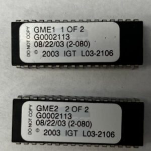 BIOS ROM For IGT, Part Numbers: GME1 & 2, G0002113, GETT Part Numbers: BIO-IGT-107