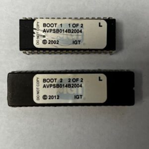 BIOS ROM For IGT, Part Numbers: BOOT 1 & 2, AVPSBO014B2204, GETT Part Number: BIO-IGT-112