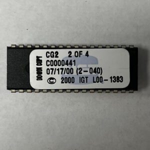 BIOS ROM For IGT, Part Numbers: CG1 & 2, PXL1 & 2, C0000441, L00-1383, GETT Part Number: BIO-IGT-138