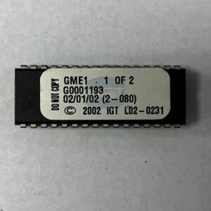 BIOS ROM For IGT, Part Numbers: GME1, G0001193, (2 -080), L02-0231, 1 OF 2, GETT Part Number: BIO-IGT-147