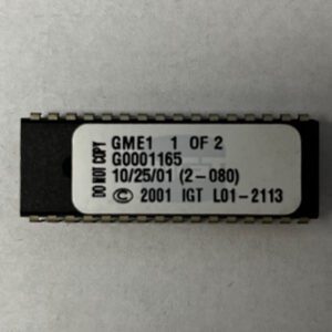 BIOS ROM For IGT, Part Numbers: GME1, G0001165, (2 - 080), L01-2113, 1 OF 2, GETT Part Number: BIO-IGT-152