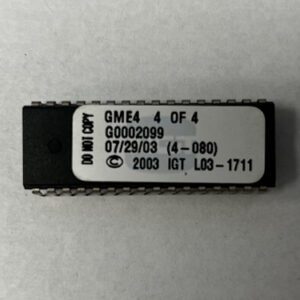 BIOS ROM For IGT, Part Numbers: GME4, G0002099, (4 - 080), L03-1711, 4 OF 4, GETT Part Number: BIO-IGT-157